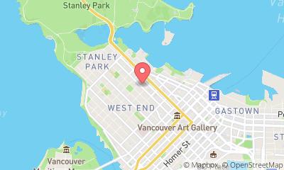map, Rent A Car Vancouver - Downtown Vancouver
