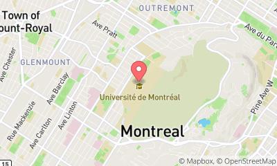 map, University of Montreal