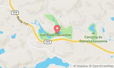 map, Cottages & Golf Royal Laurentien