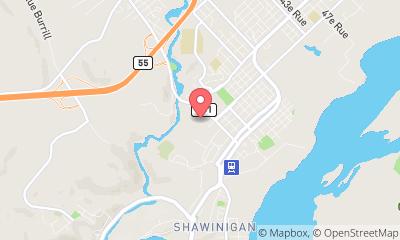 map, Canadian Tire de Shawinigan