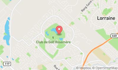 map, Club De Golf Rosemere