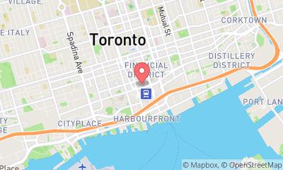 map, Hotel Fairmont Royal York in Toronto (ON) | CanaGuide