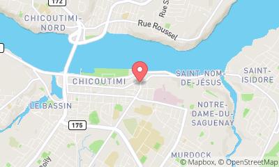 map, Hotel Chicoutimi