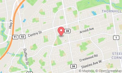map, Womens Fitness Clubs of Canada