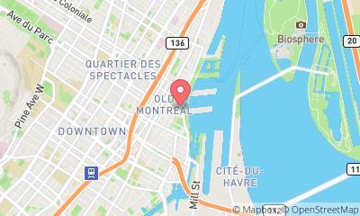 map, Tourist Scavenger Hunt Old Montreal