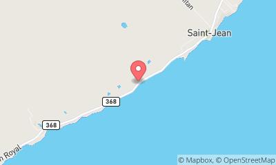 map, Chalets plage St-Jean