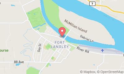 map, Fort Langley Youth Rowing Society (FLYRS)