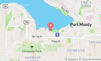 map, canotage,rameur,ramer,rame,Inlet Rowing Club,CanaGuide,club d'aviron, Inlet Rowing Club - Aviron à Port Moody (BC) | CanaGuide