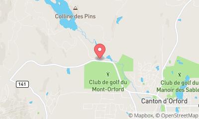 map, Mont-Orford National Park