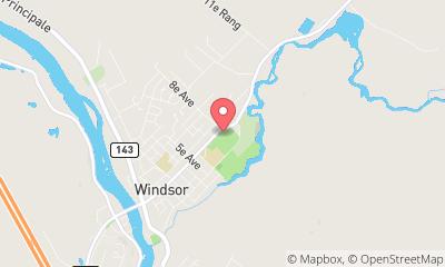 map, Piscine Municipale de Windsor