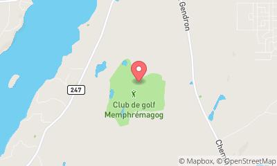 map, Le Club De Golf Memphrémagog
