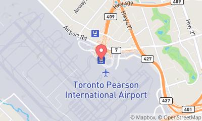 map, Toronto Pearson International Airport