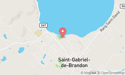 map, Plage municipale de Saint-Gabriel