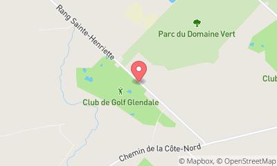 map, Club De Golf Glendale