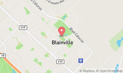 map, Bastions of Blainville Inc. Minor Hockey Association