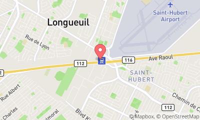 map, Longueuil-Saint-Hubert