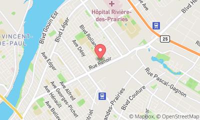 map, Patinoire Bleu Blanc Bouge de Montréal-Nord