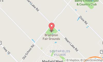 map, Brampton Fairgrounds