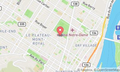 map, Appartement de vacances meuble en plein centre ville - Stay In Montreal