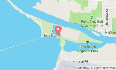 map, Iona Beach Regional Park