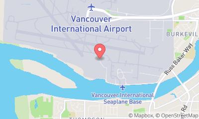 map, Plane Landmark Aviation by Signature YVR - Vancouver Int'l Airport in Richmond (BC) | CanaGuide