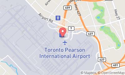map, Pearson Airport Terminal 1