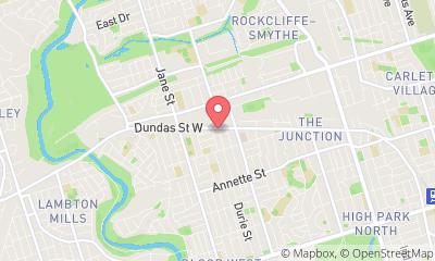 map, Vive Fitness 24/7 Dundas Toronto