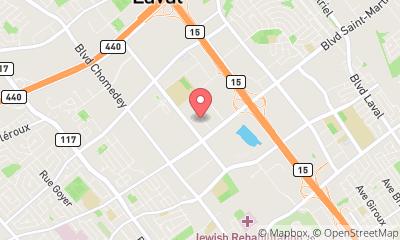 map, Laval Tourism