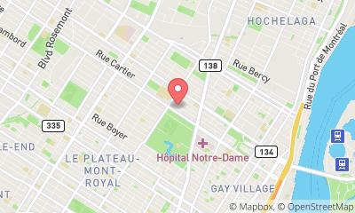 map, Les appartements Loft Jacques-Cartier
