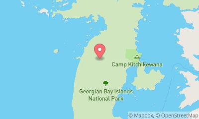 map, Georgian Bay Islands National Park