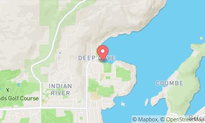 map, Deep Cove Kayak Centre