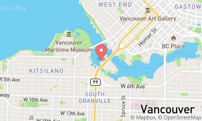 map, Vancouver Water Adventures LTD.