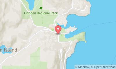 map, Bowen Island Accommodations
