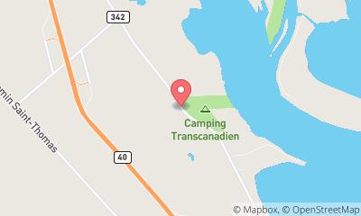 map, Camping Trans-Canadien