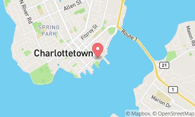map, Charlottetown Visitor Information Centre