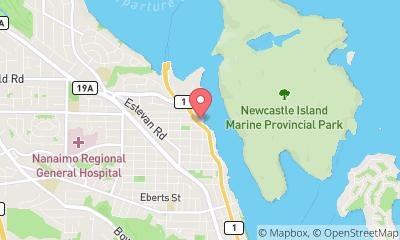 map, Nanaimo Yacht Charters & Sailing School