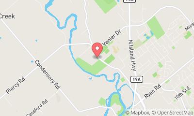 map, Comox Valley Curling Club