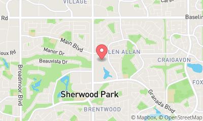 map, Cineplex Cinemas Sherwood Park