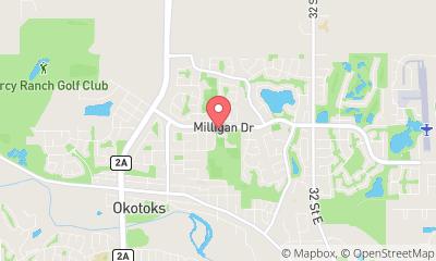 map, Okotoks Skating Club (OSC)