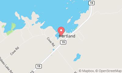 map, Rideau Lake Houseboat Rentals