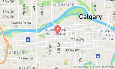 map, Calgary Airport Limos