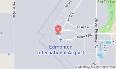 map, YEG (Edmonton International Airport)