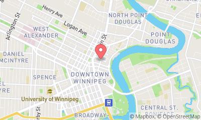 map, Royal Manitoba Theatre Centre