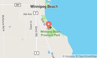 map, Winnipeg Beach Curling Rink