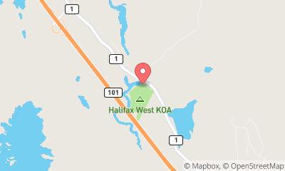 map, Halifax West KOA