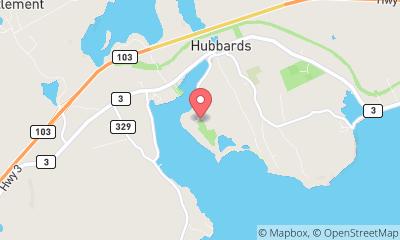 map, Hubbards Beach Campground & Cottages