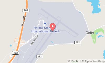 map, Halifax Stanfield International Airport