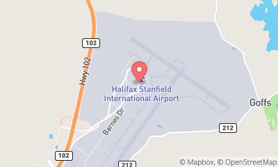 map, Halifax Stanfield International Airport