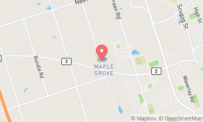 map, Stagecoach Performing Arts Durham Region - Bowmanville