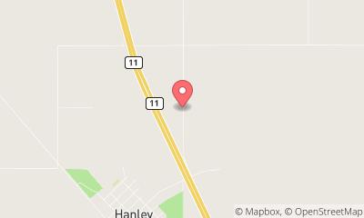 map, Hanley Heli Service Inc